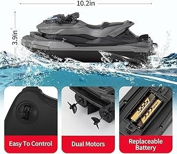 Moto de agua control remoto juguete