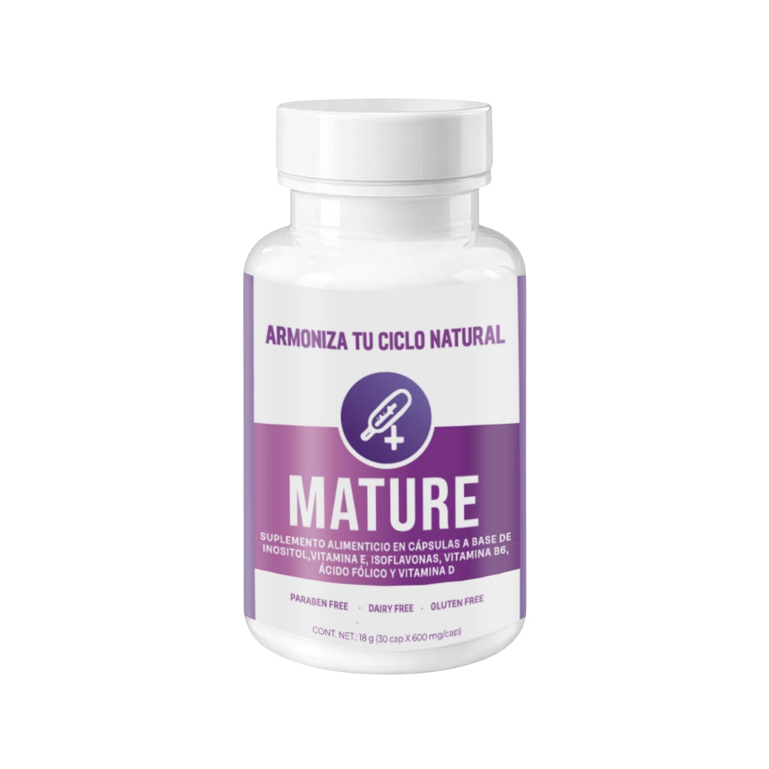 Suplemento alivia menopausia MATURE x1