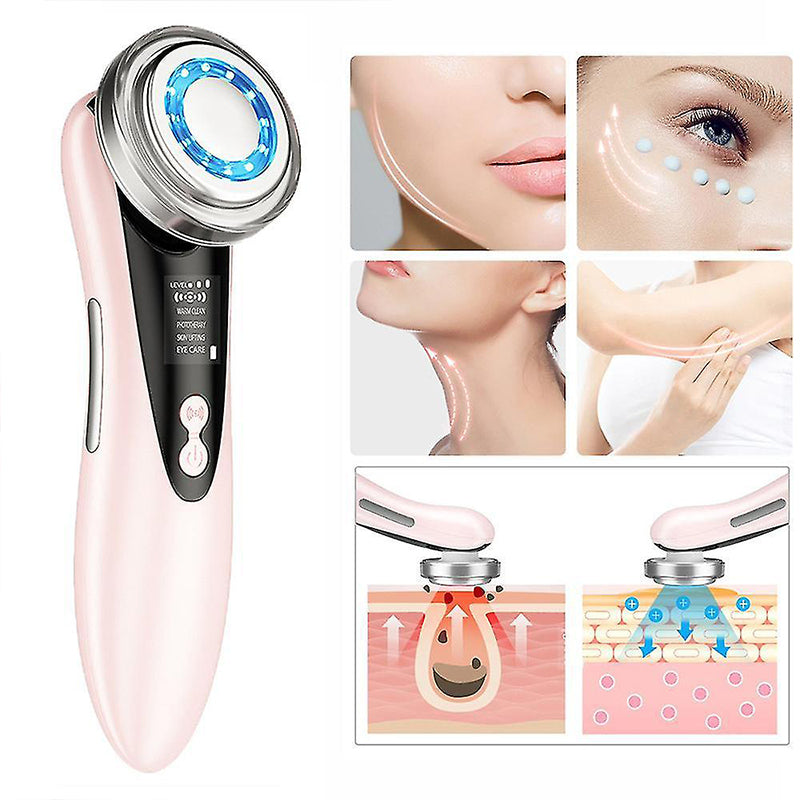 Masajeador facial térmico con fotones