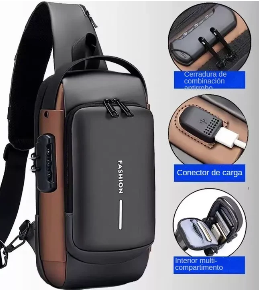 Mochila Antirobo y Linterna Taser