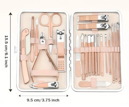 Kit De Manicure Y Pedicure 18 Piezas (cosméticos)