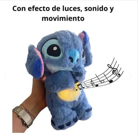 Peluche musical Stitch que respira