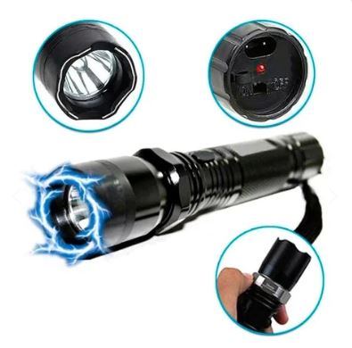 Mochila Antirobo y Linterna Taser