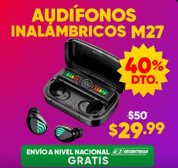 AUDIFONOS INALAMBRICOS M27