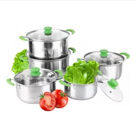 JUEGO DE OLLAS DE 10 PIEZAS para la COCINA