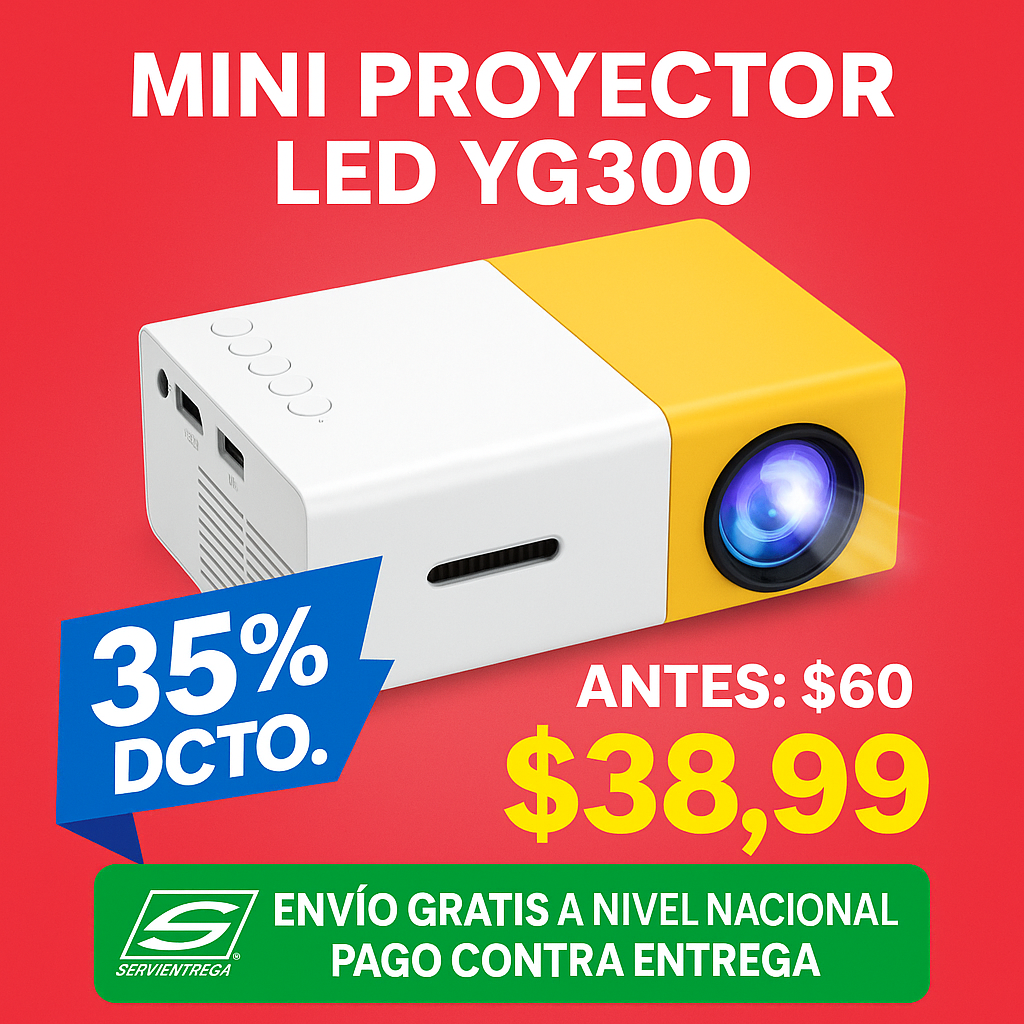 Mini proyector Led YG300