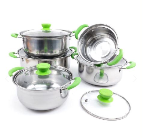 JUEGO DE OLLAS DE 10 PIEZAS para la COCINA