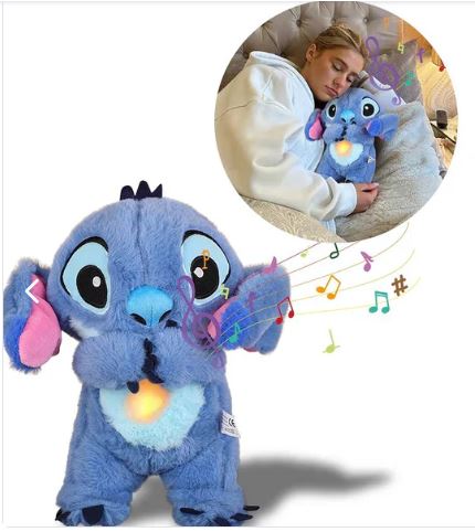 Peluche musical Stitch que respira