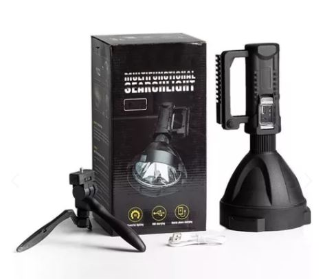 LINTERNA POTENTE LED CON TRIPODE 200MT