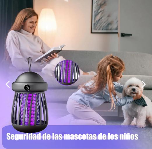 Lámpara eléctrica para mosquitos