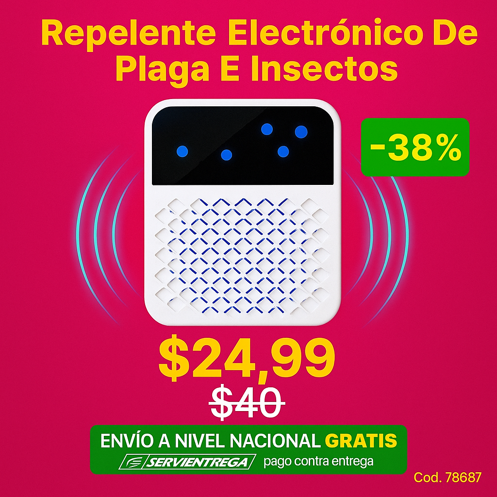 Repelente electronico de plaga e insect