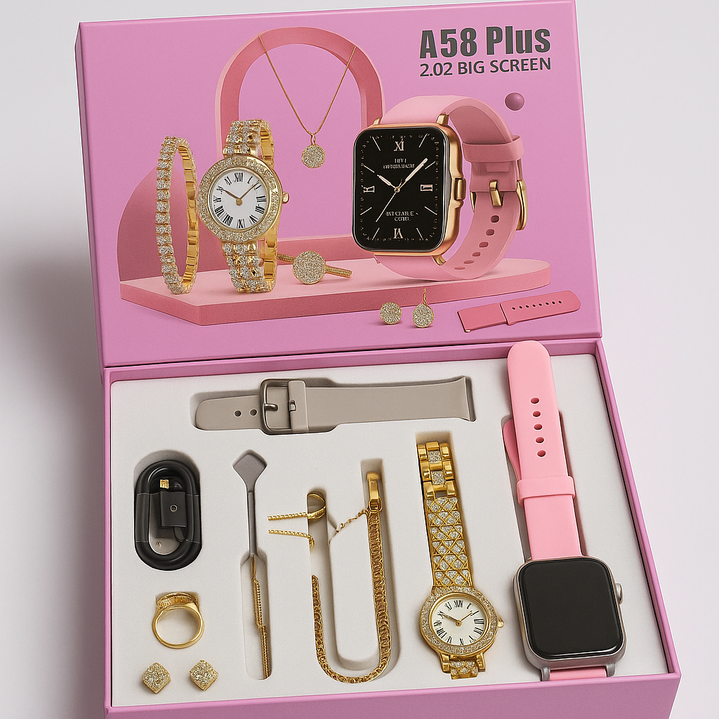 Smartwatch A58 Plus (Envío gratis por Servientrega a todo el Ecuador y *pagas sólo al recibir*. Escríbenos por WhatsApp si tienes más dudas o para tomar tu pedido manualmente. También puedes poner tú mismo el pedido abajo al final en la página.