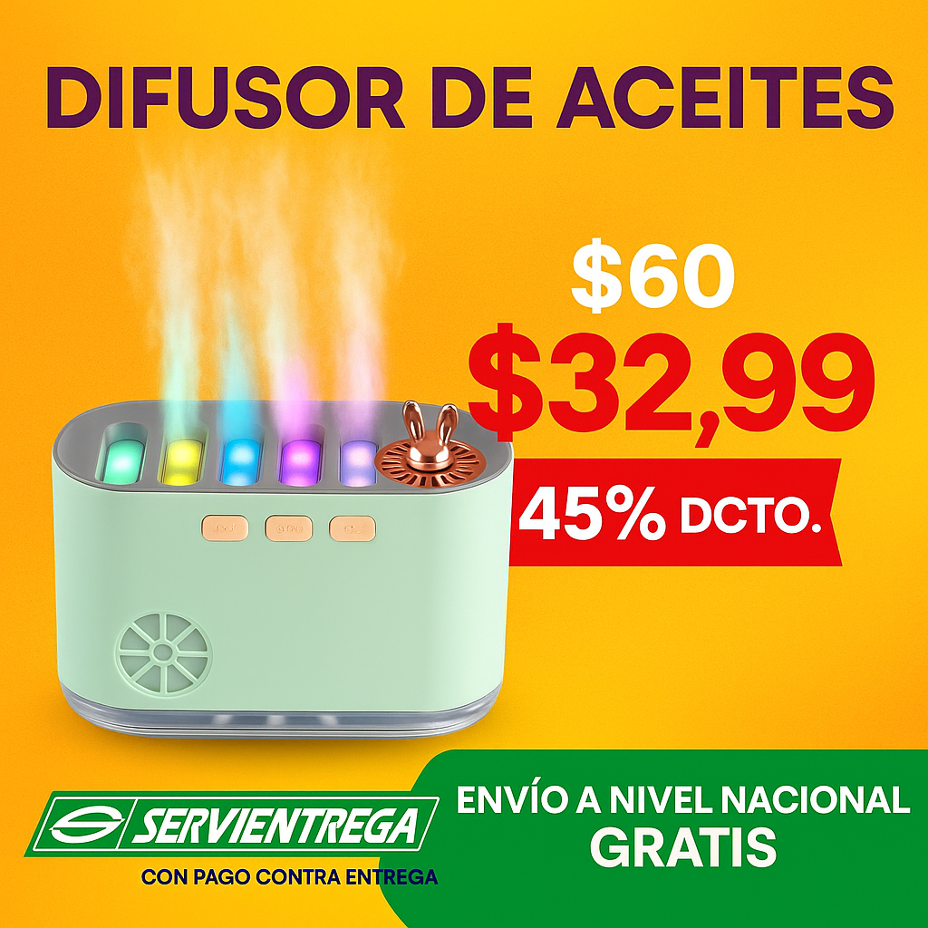 Difusor de Aceites con 5 Cabezales