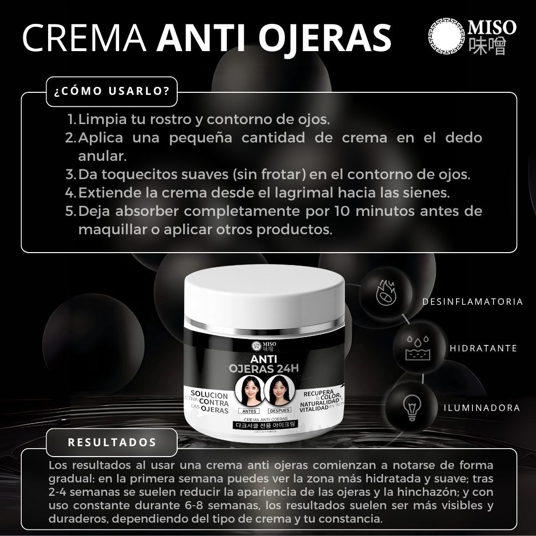 Crema Anti Ojeras aclarador parpadosMiso