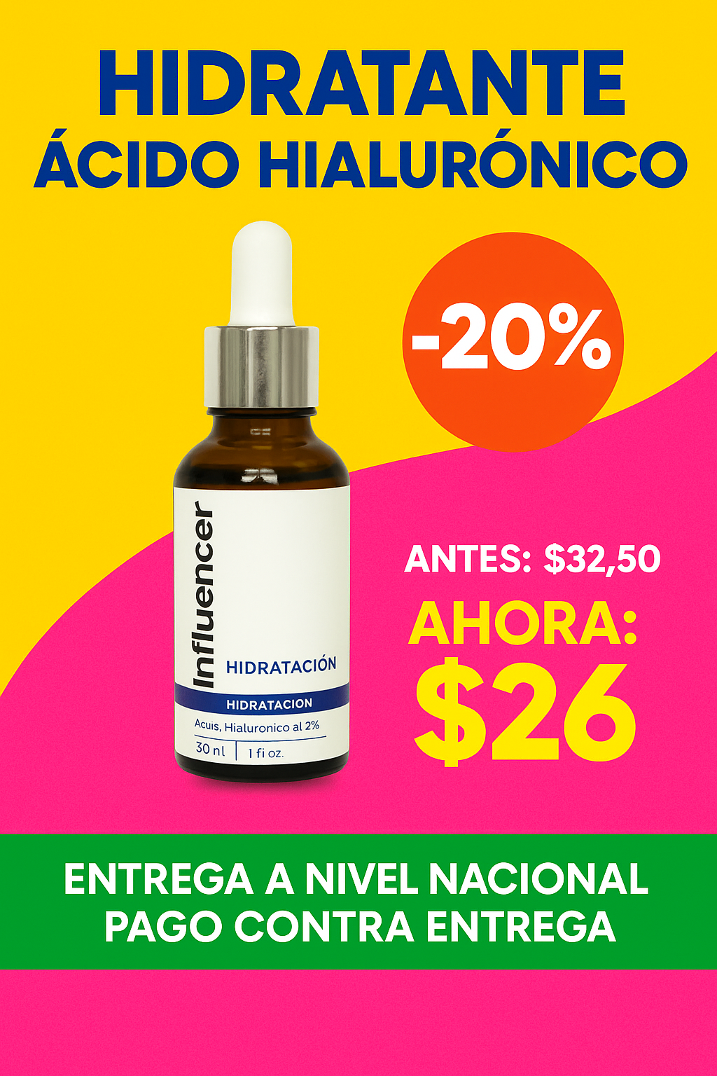 Serum Acido Hialurónico (Hidratante)