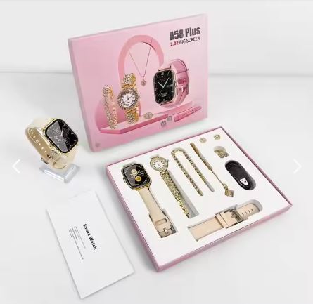 Smartwatch A58 Plus (Envío gratis por Servientrega a todo el Ecuador y *pagas sólo al recibir*. Escríbenos por WhatsApp si tienes más dudas o para tomar tu pedido manualmente. También puedes poner tú mismo el pedido abajo al final en la página.