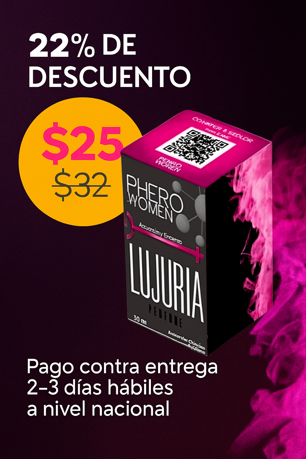 PERFUME PHEROWOMEN CON FEROMONAS MUJER