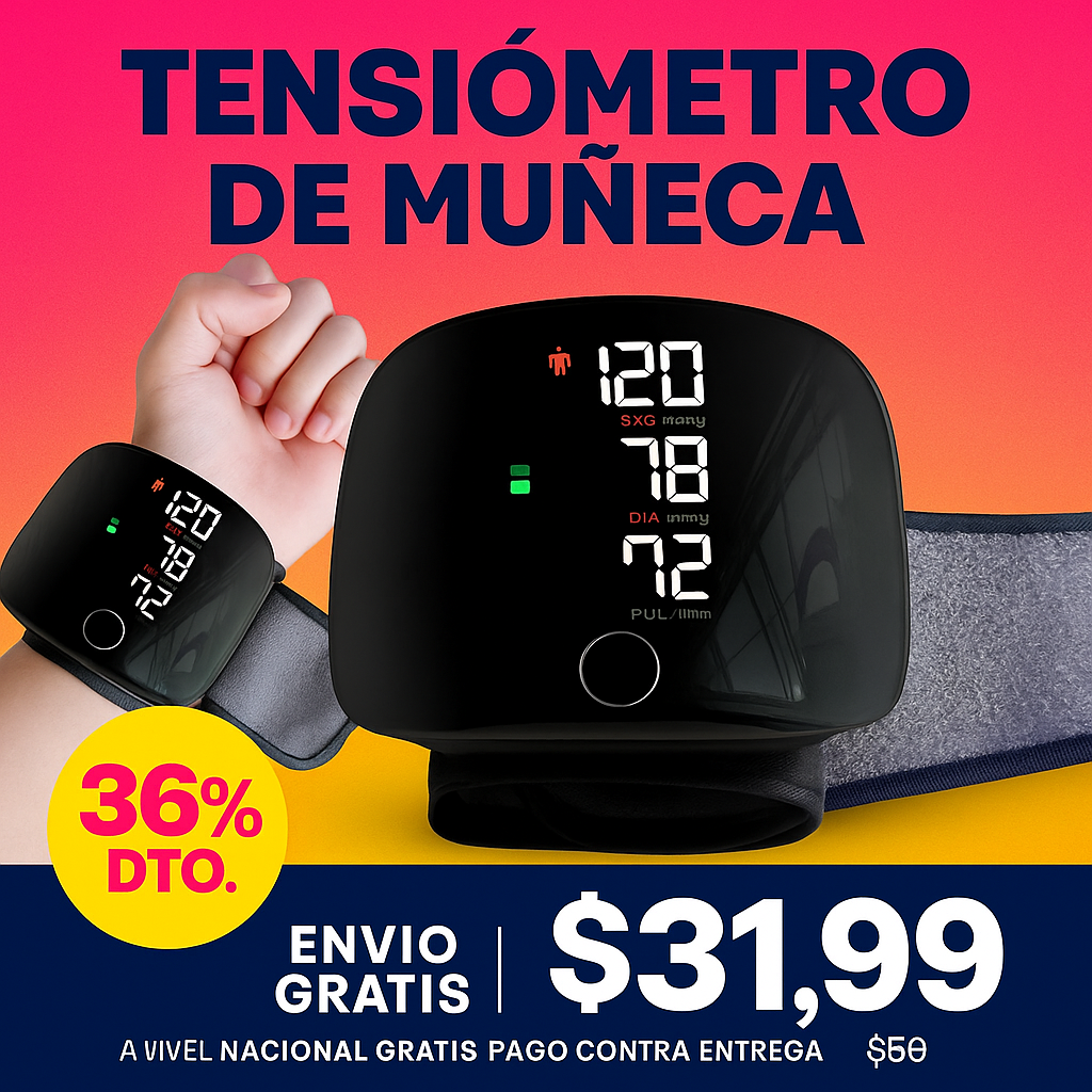 TENSIOMETRO DE MUÑECA