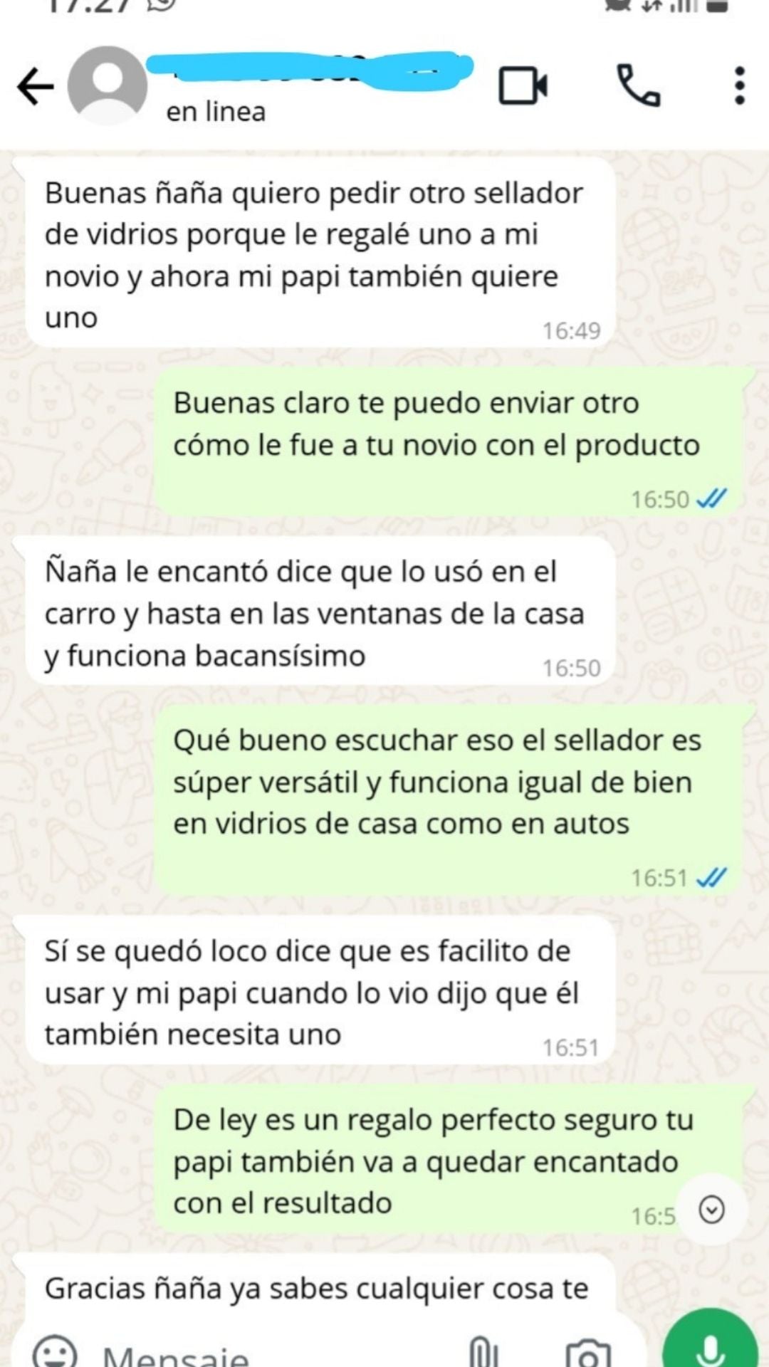 Impermeabilizador Vidrios GLASS 250ml