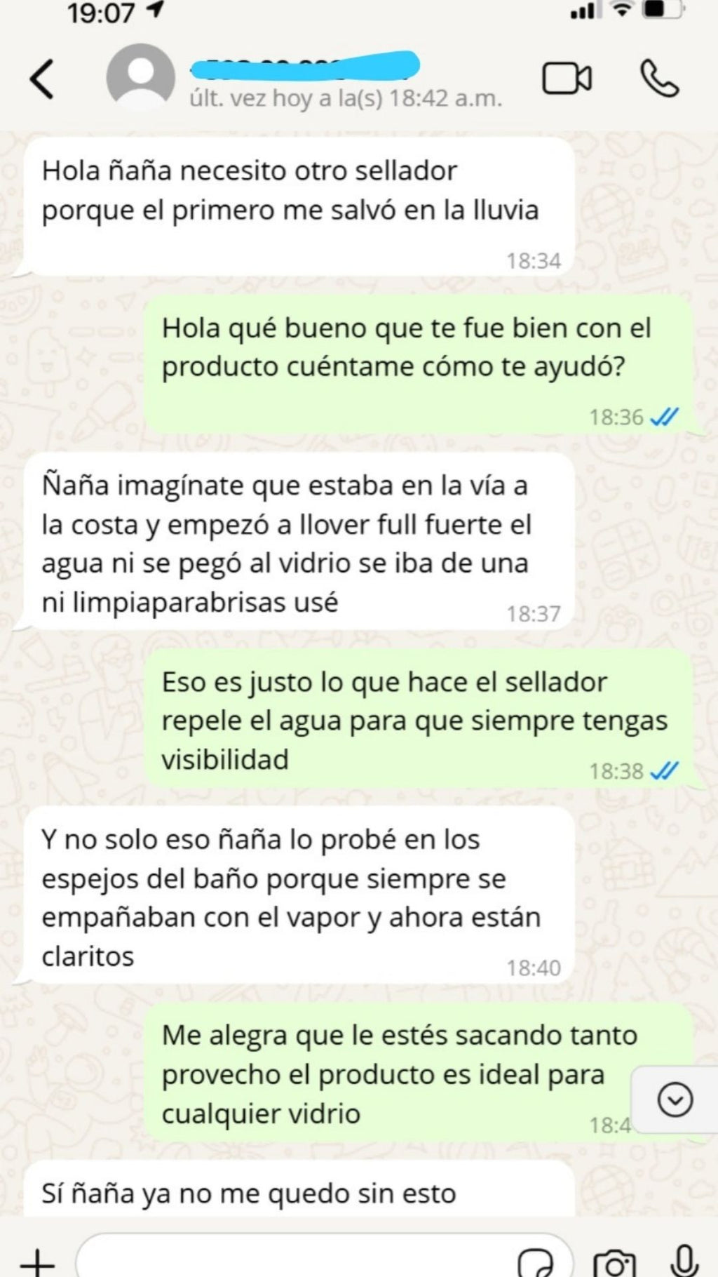 Impermeabilizador Vidrios GLASS 250ml