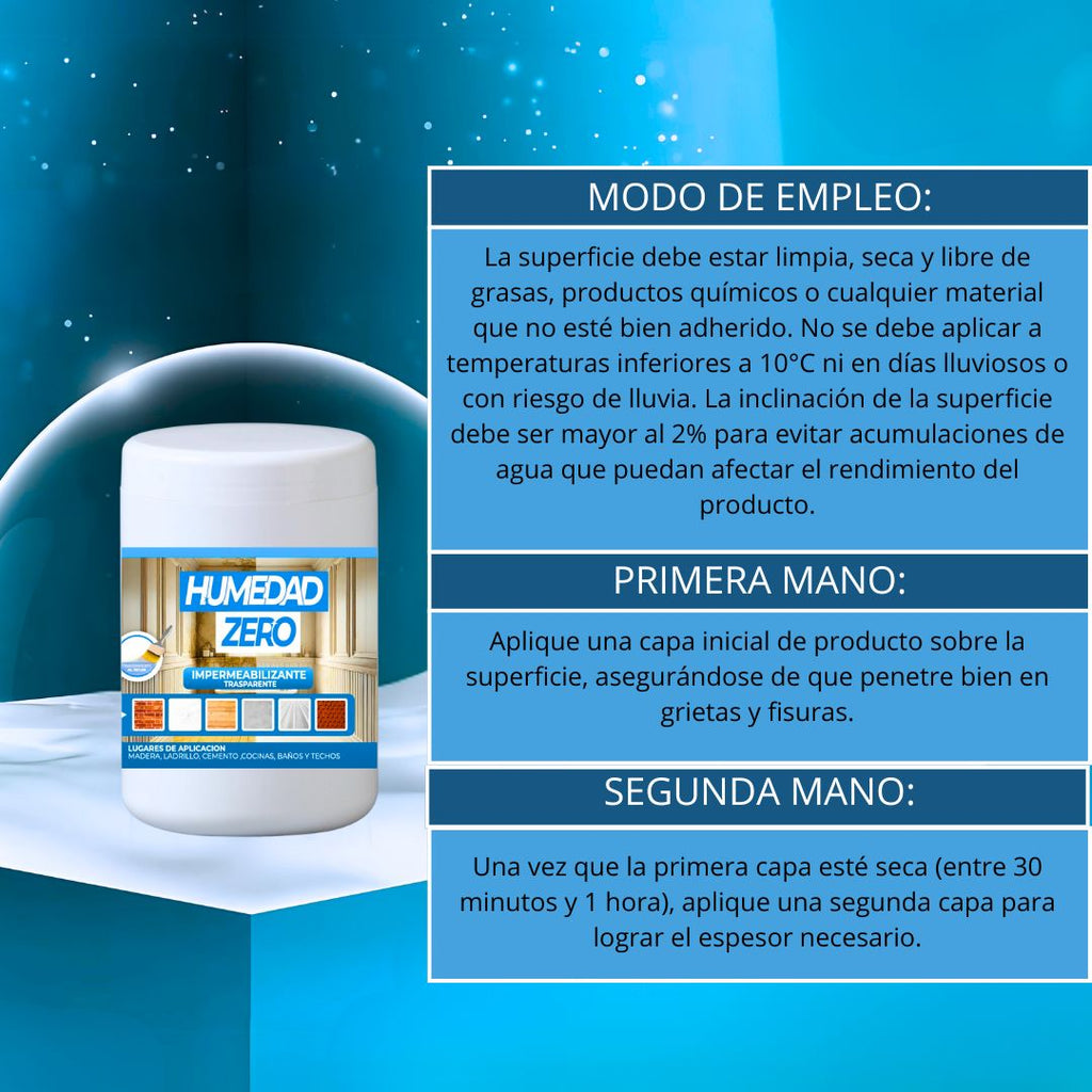 Impermeabilizante Humedad Zero 2 x 300gr