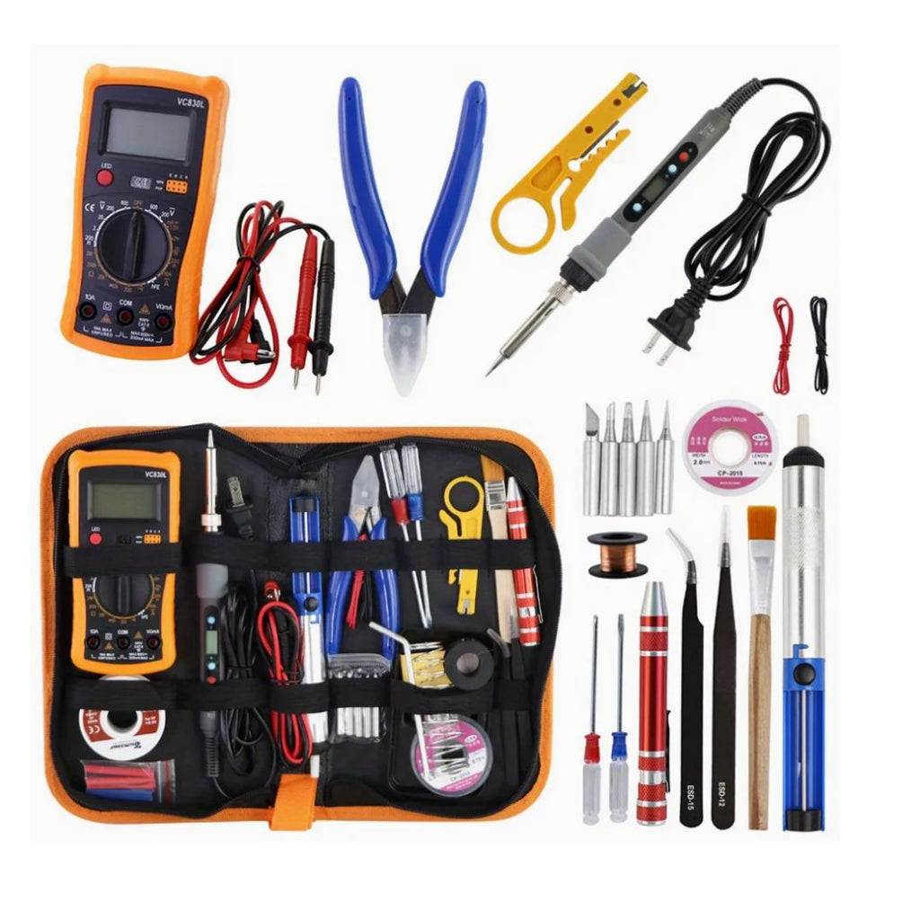 KIT SOLDADOR + MULTÍMETRO