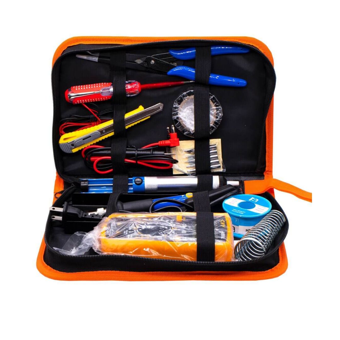 KIT SOLDADOR + MULTÍMETRO