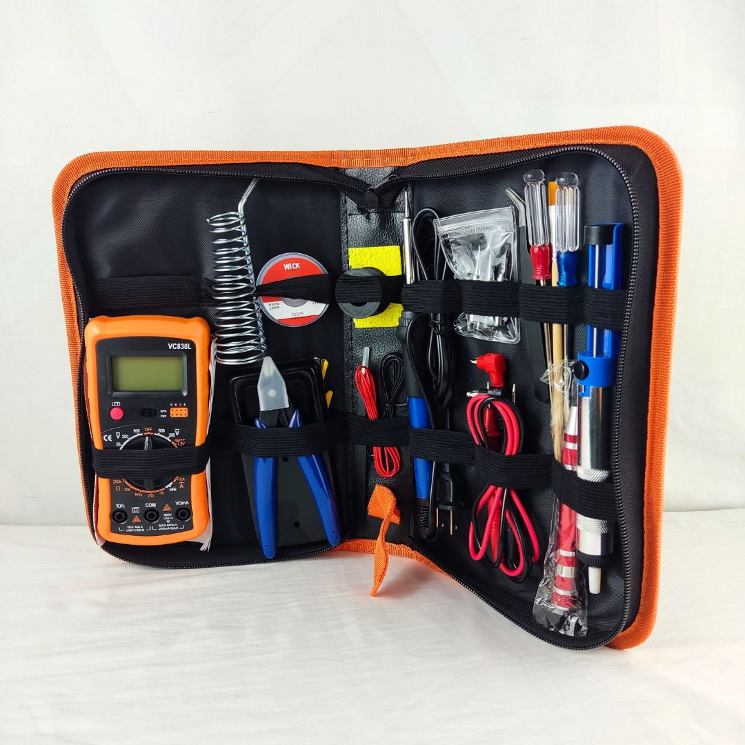 KIT SOLDADOR + MULTÍMETRO