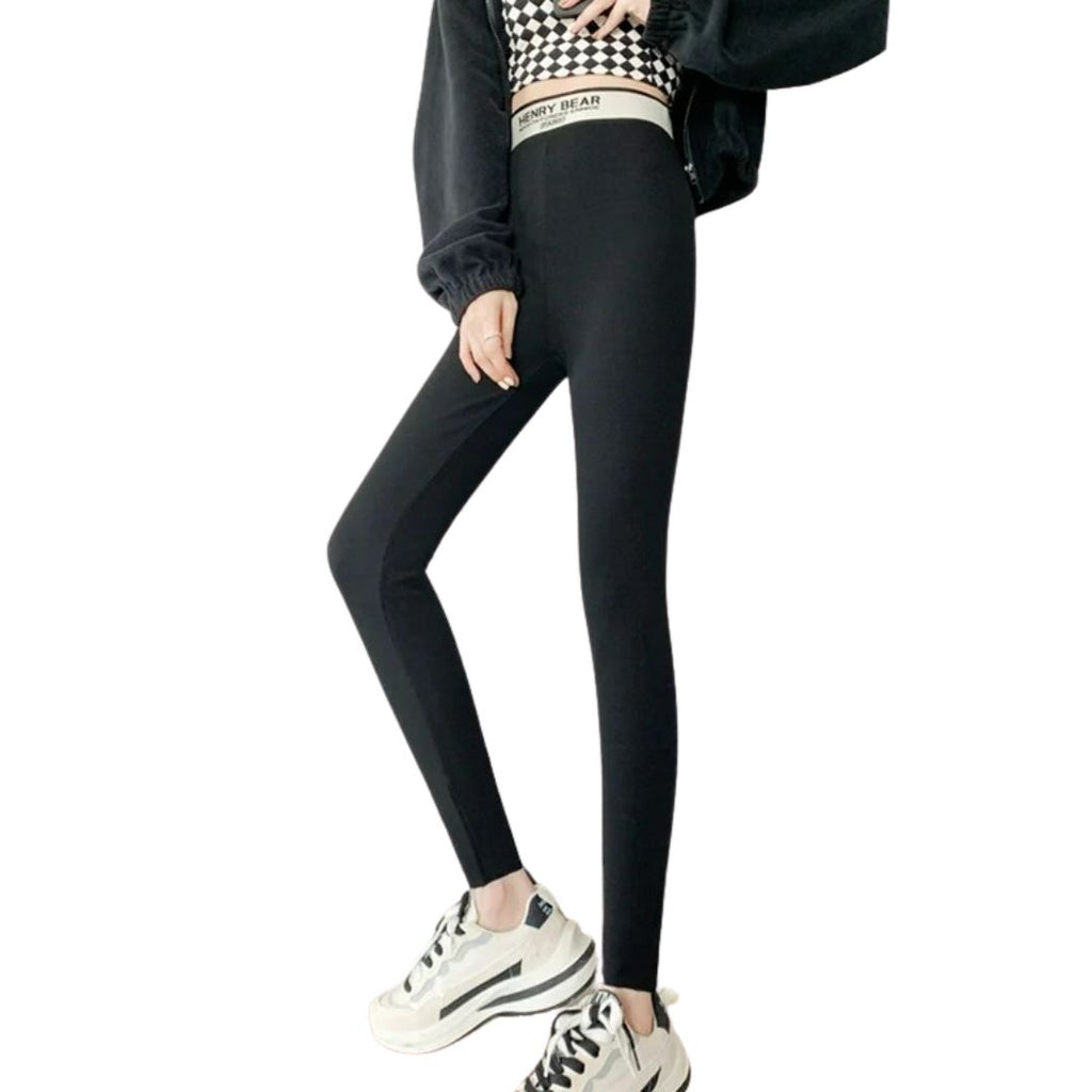 LEGGINS NEGROS STRETCH UNICA TALLA- EXPA