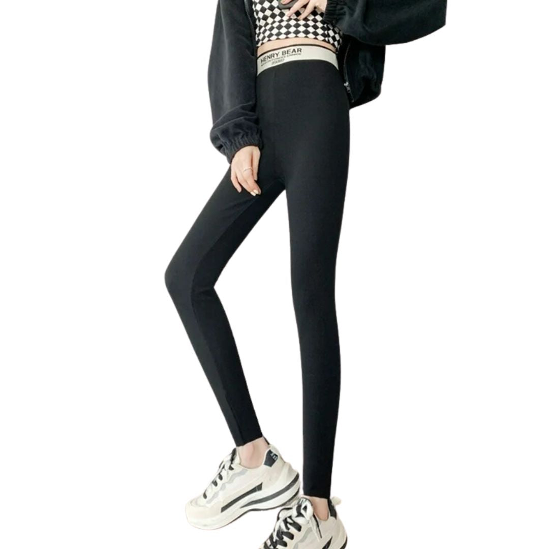 LEGGINS NEGROS STRETCH UNICA TALLA- EXPA