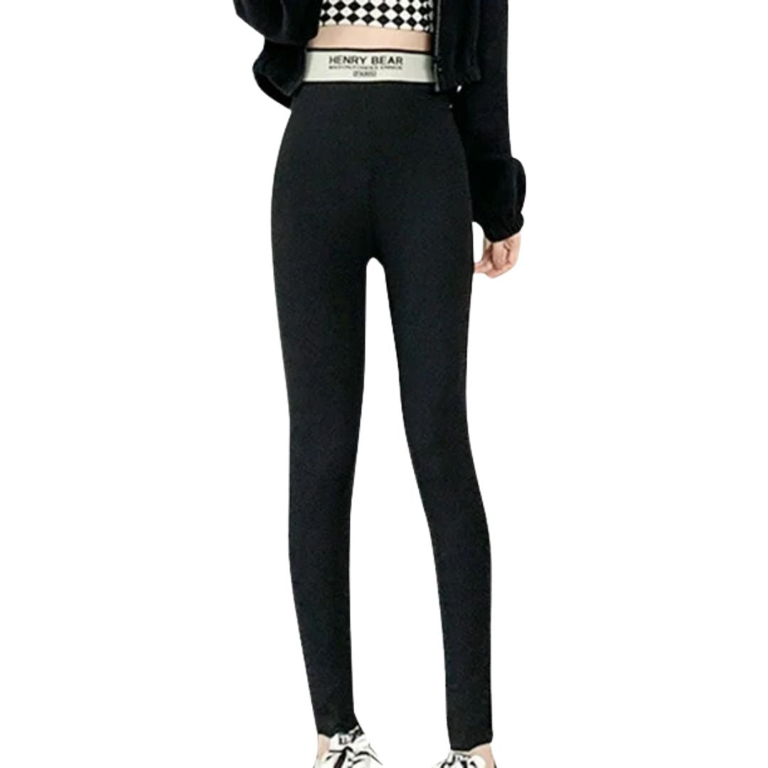 LEGGINS NEGROS STRETCH UNICA TALLA- EXPA
