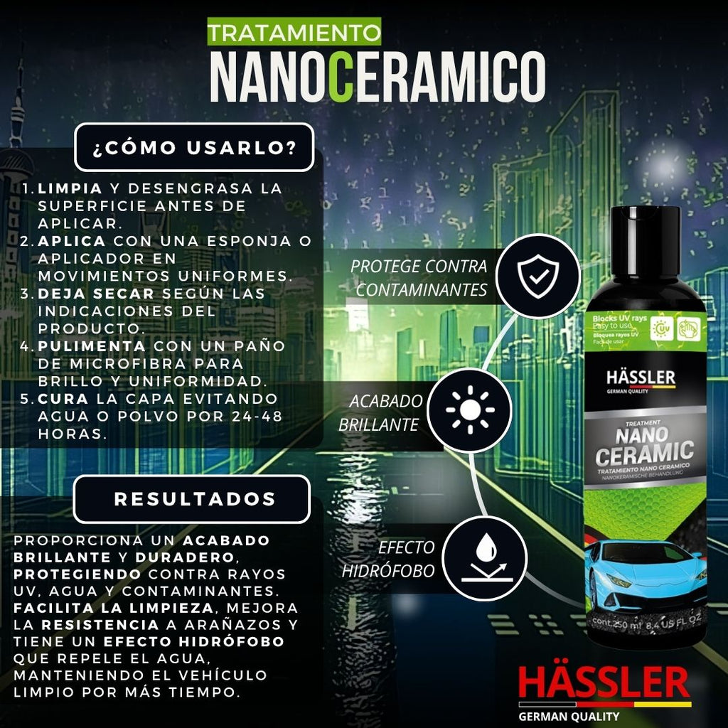Nano Cerámico Pintura Hassler 250ml