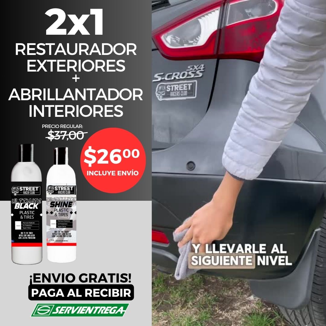 Combo 2 Restauradores Partes Negras