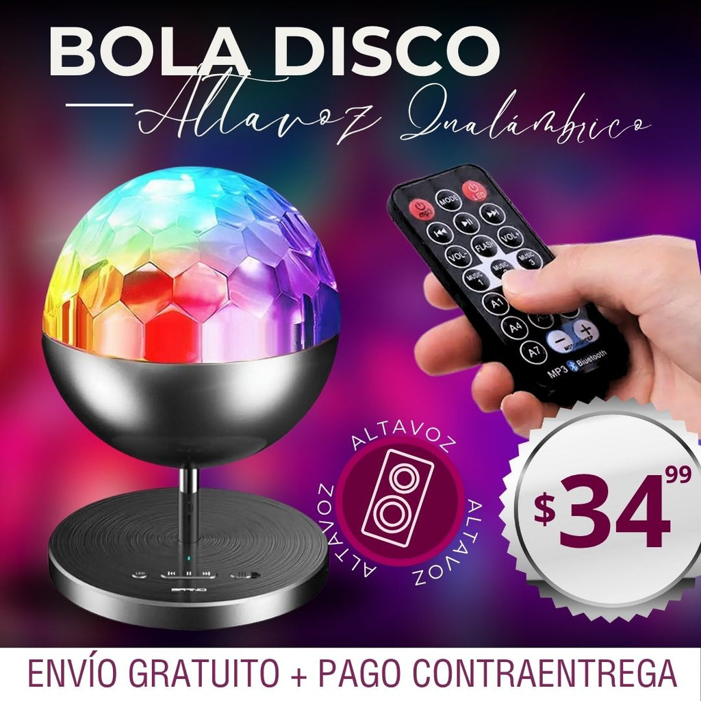 ESFERA BOLA GIRATORIA CON PARLANTE