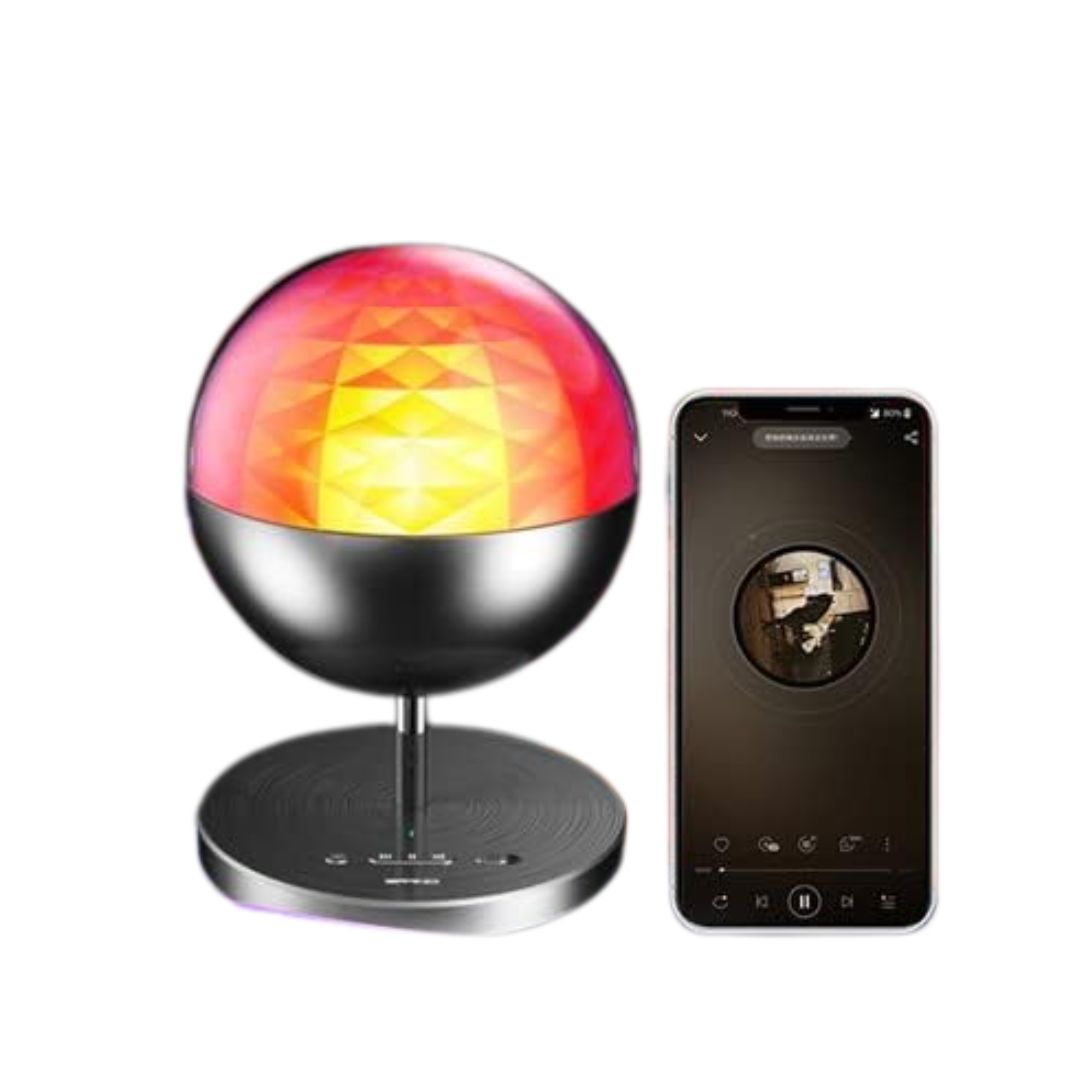 ESFERA BOLA GIRATORIA CON PARLANTE