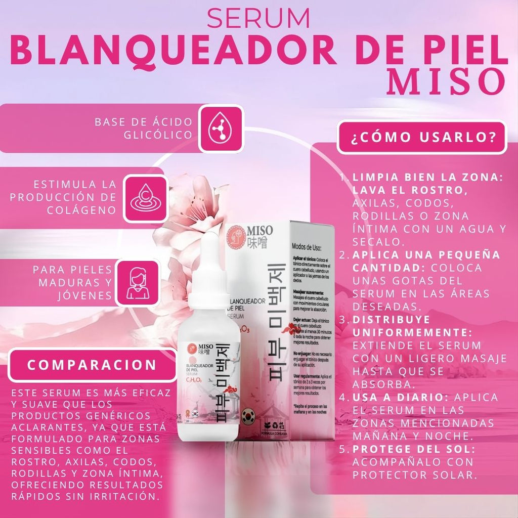 Combo Miso Aclarador y Hialurónico