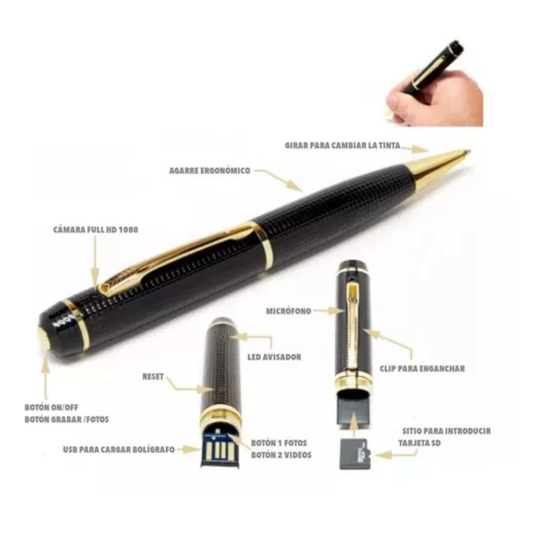 ESFERO PLUMA ESPIA CON CAMARA
