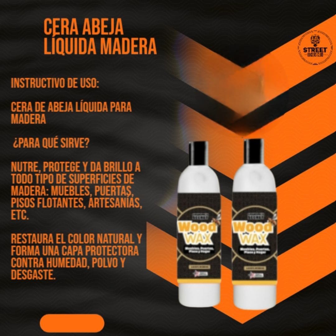 2 Cera Liquida Abeja para Madera