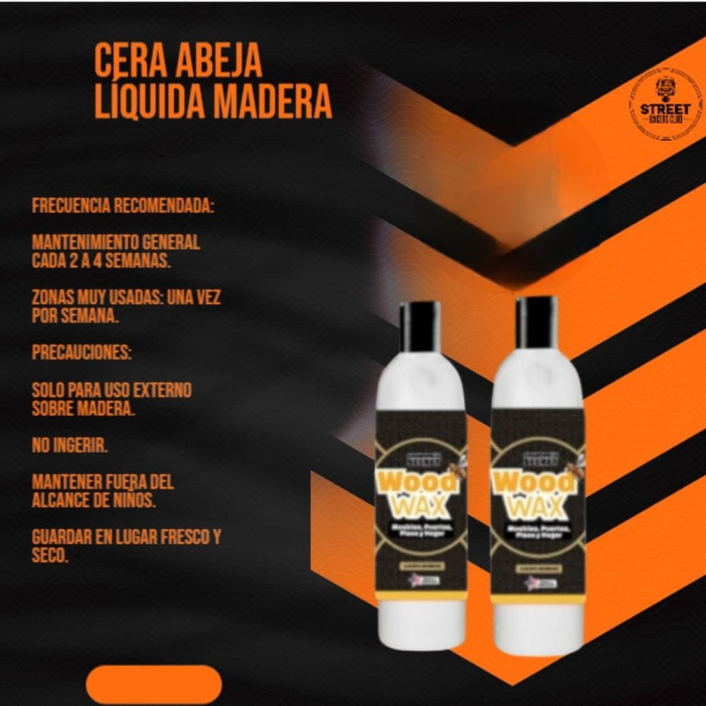 2 Cera Liquida Abeja para Madera