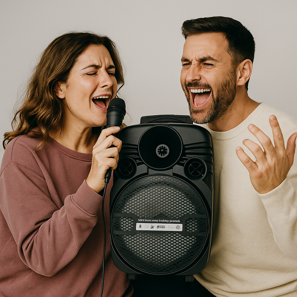 PARLANTE CON MICROFONO