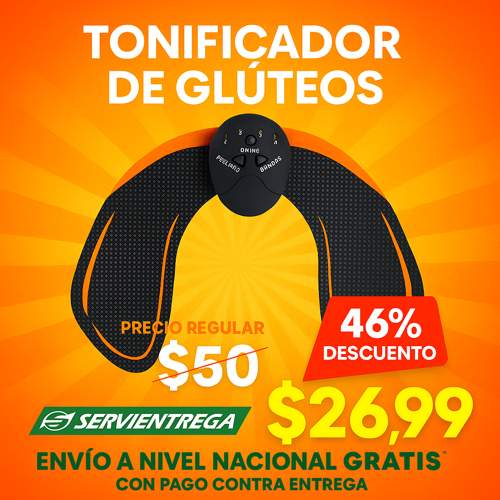 Tonificador y masajeador de glúteos