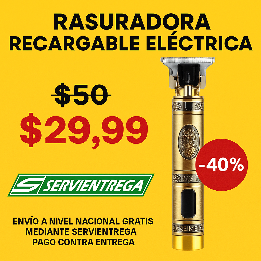 Rasuradora Recargable Electrica