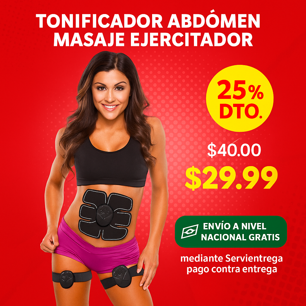Tonificador abdomen masaje ejercitador
