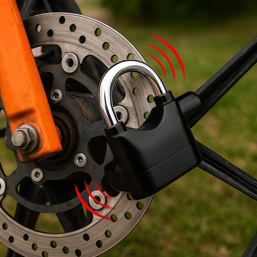 CANDADO DE SEGURIDAD CON ALARMA