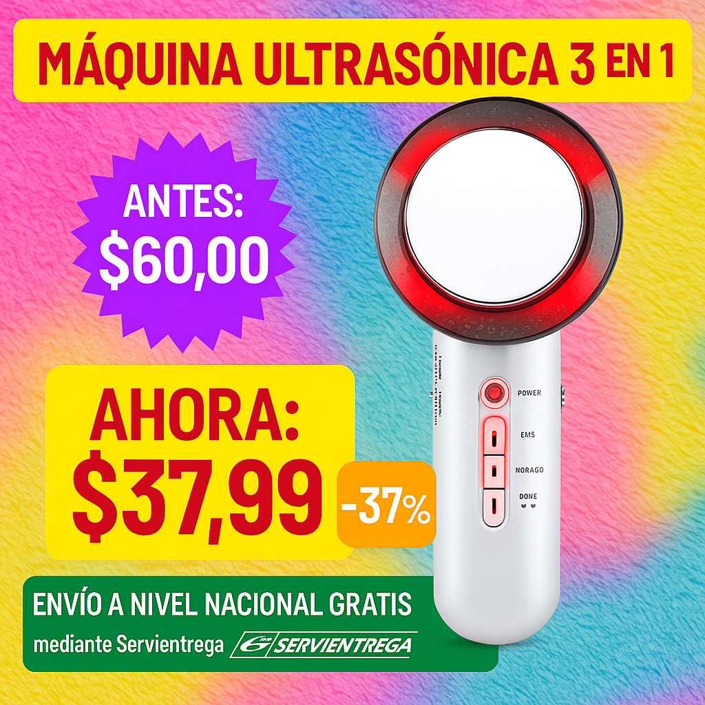 MAQUINA ULTRASONICA PARA REDUCIR MEDIDAS