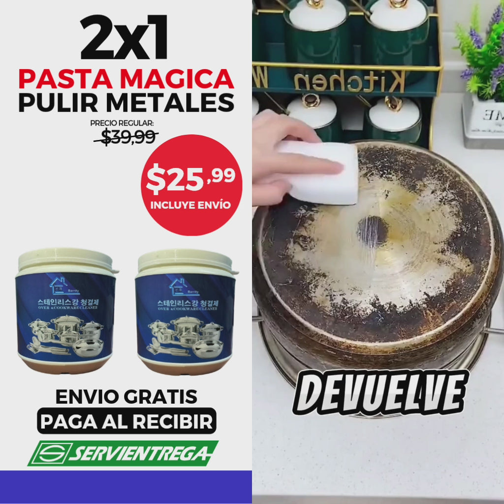 2x1 Pasta Olla China Grasa y Oxido