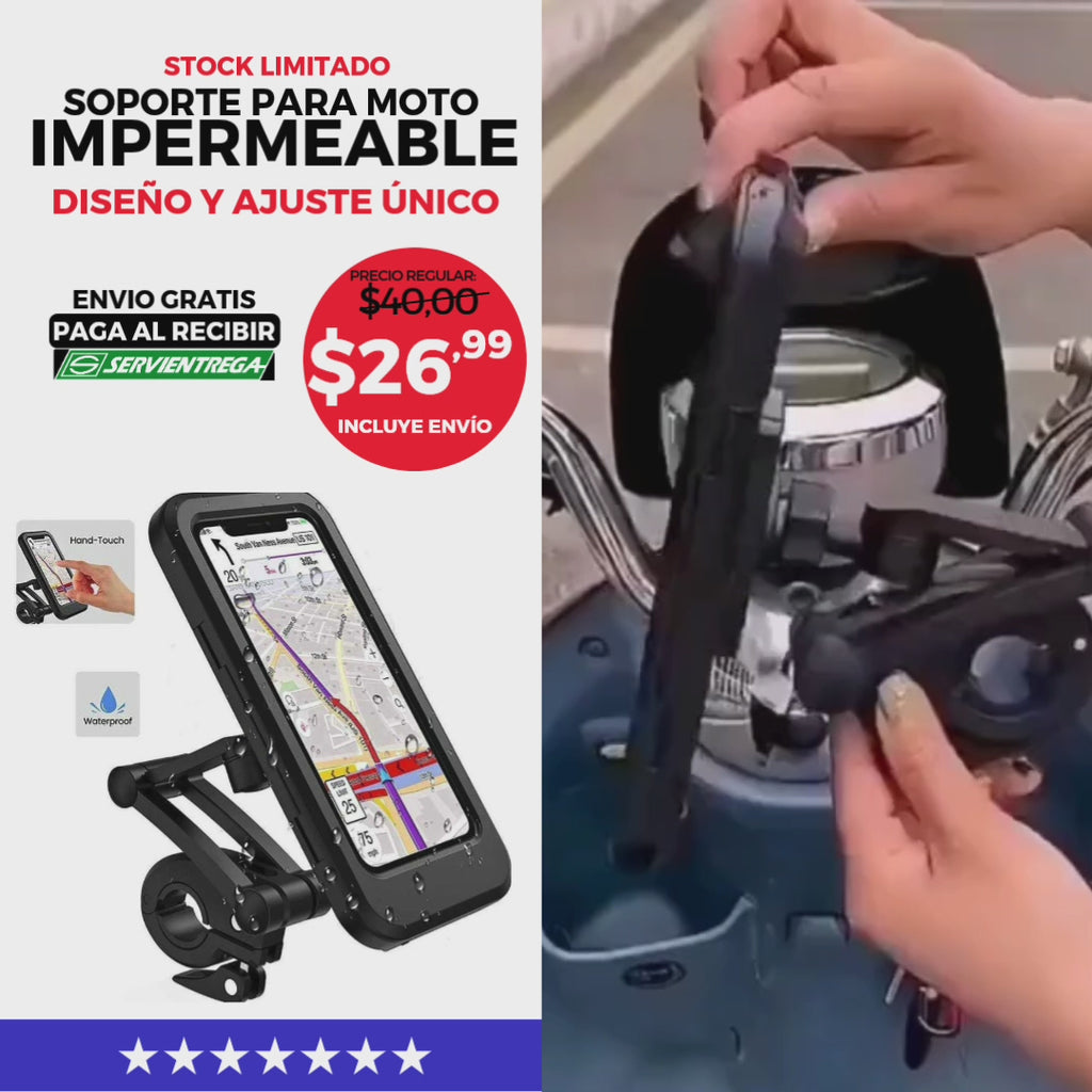 SOPORTE IPERMEABLE PARA CELULAR
