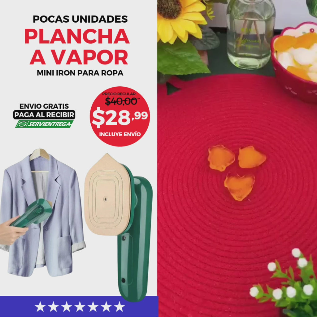 PLANCHA PORTATIL VERDE