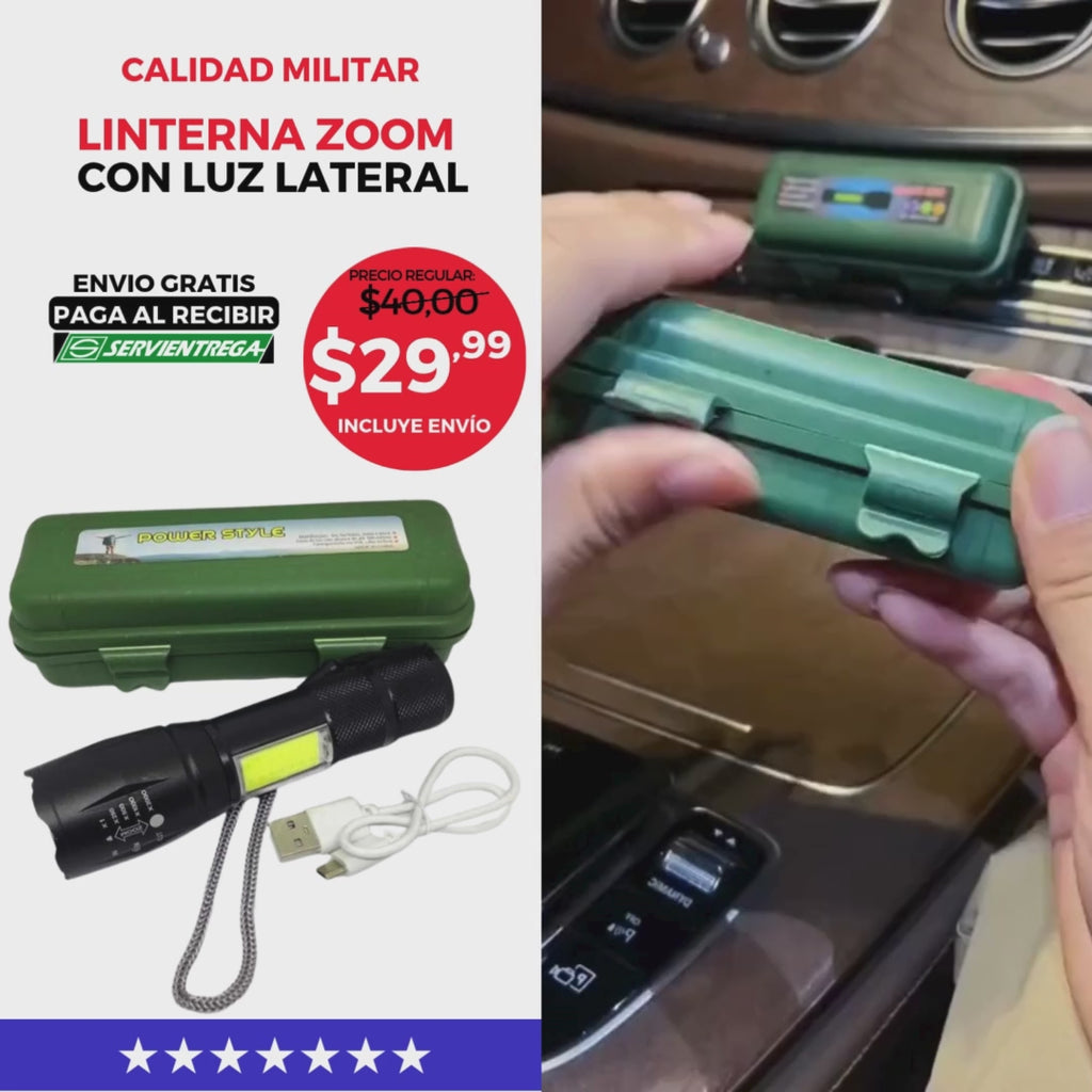 LINTERNA ZOOM POWER STYLE