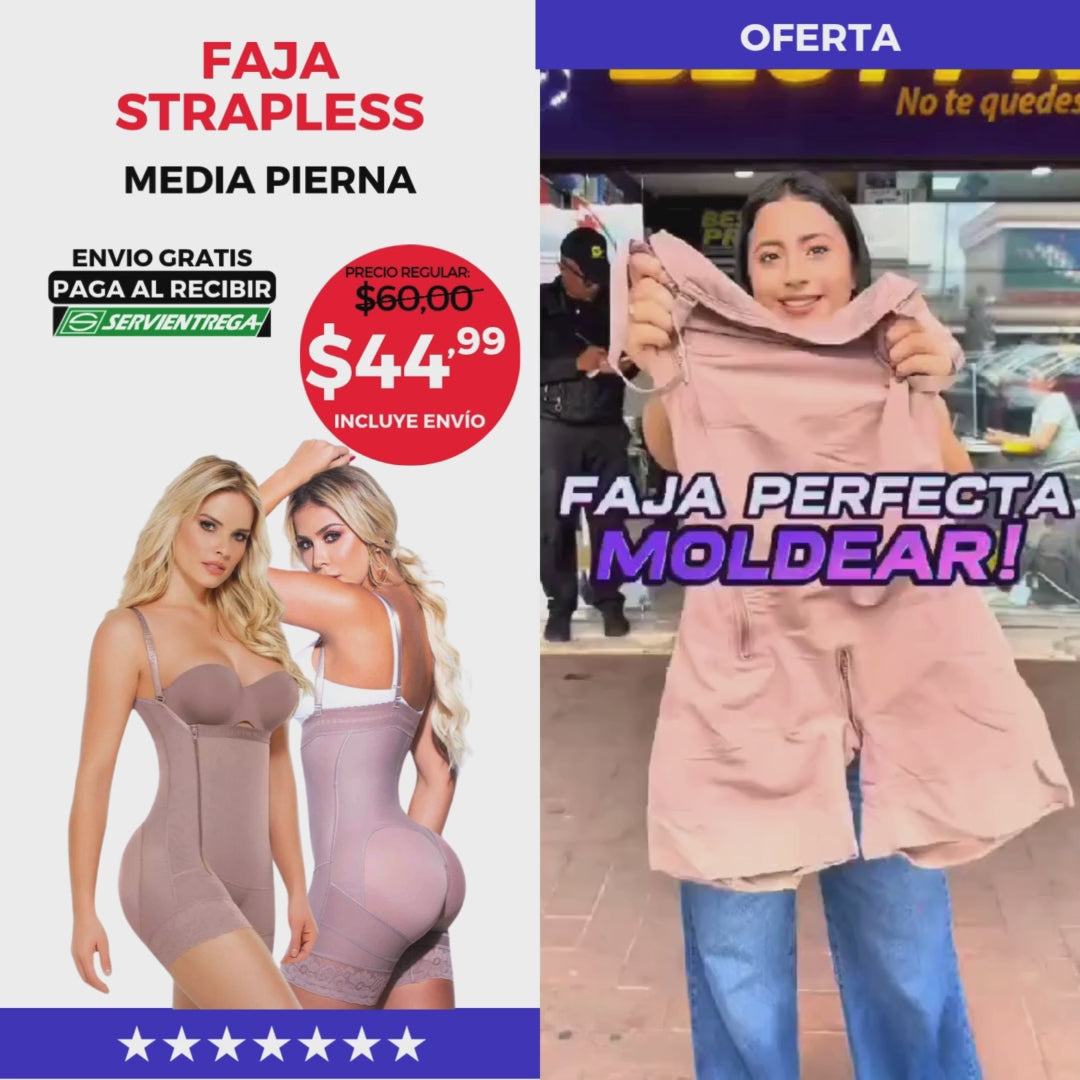 FAJA STRAPLESS COMPLETA MUJER
